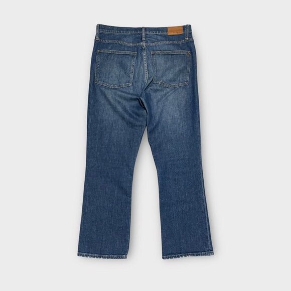 Madewell 10" High Riser Demi Boot‎ Denim Jeans 31 Indigo Classic Bootcut - Picture 3 of 7